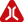 pictogram red triangle with a narrowing of the road inside
